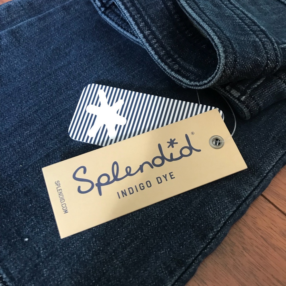 NWT Splendid High Rise stretch wide leg jean